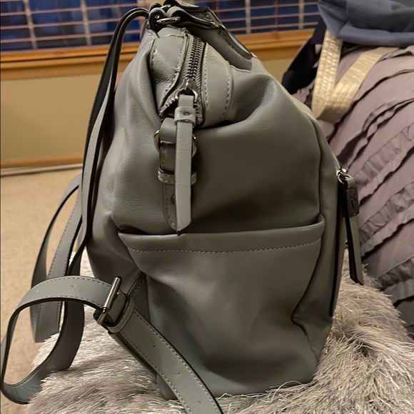 Simply Vera Vera Wang Gray Backpack - Picture 4 of 10